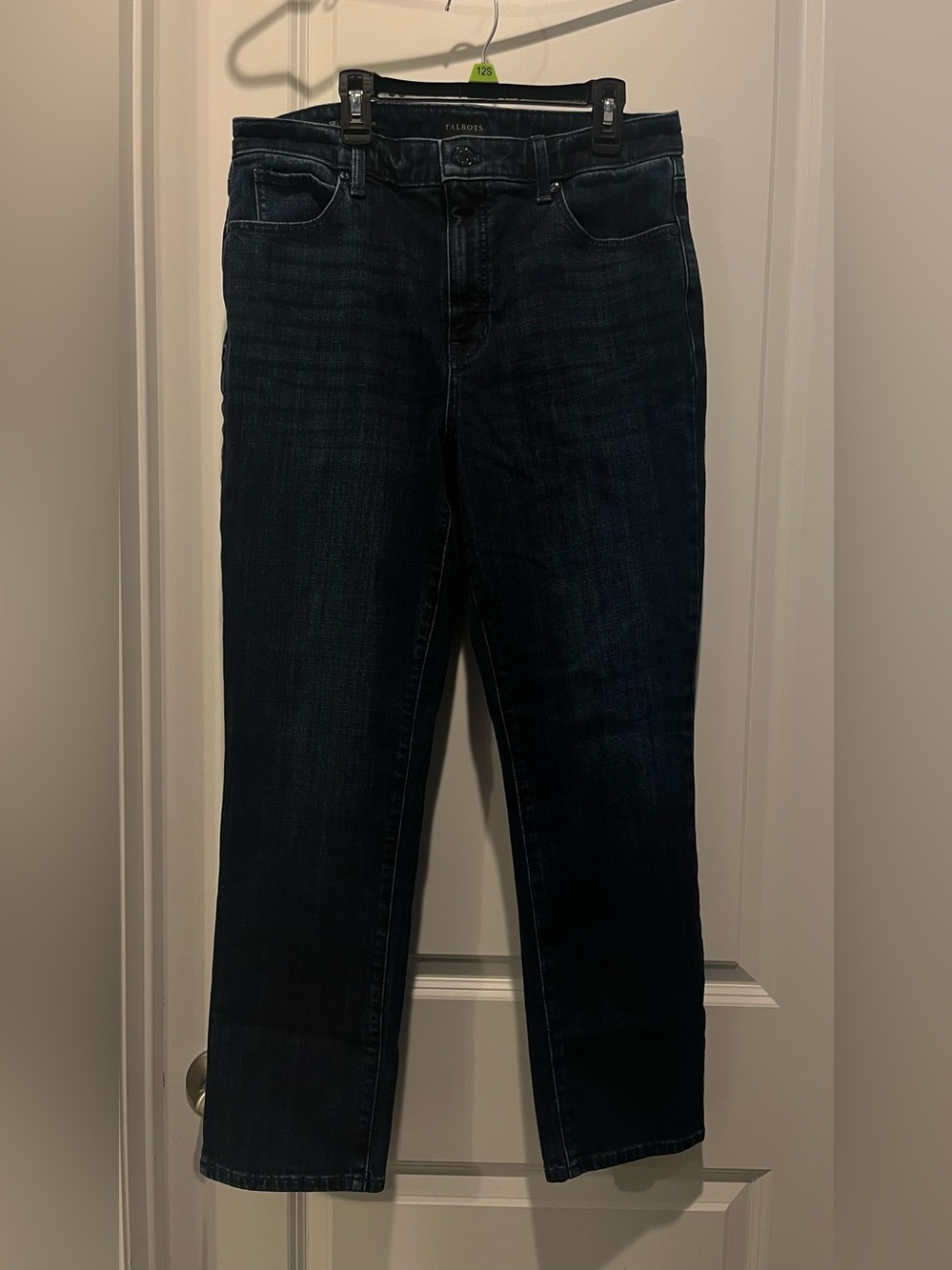 Women’s Petite TALBOTS  Straight Leg Florence Wash High-Rise Jeans Size 12P - Picture 3 of 12